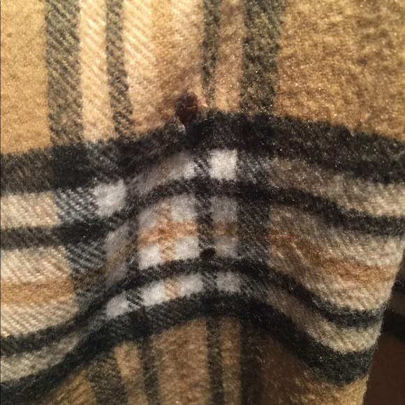 Nova check print scarf with fringe - Picture 2 of 2